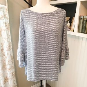 Loft Outlet Ruffle Sleeve Blouse